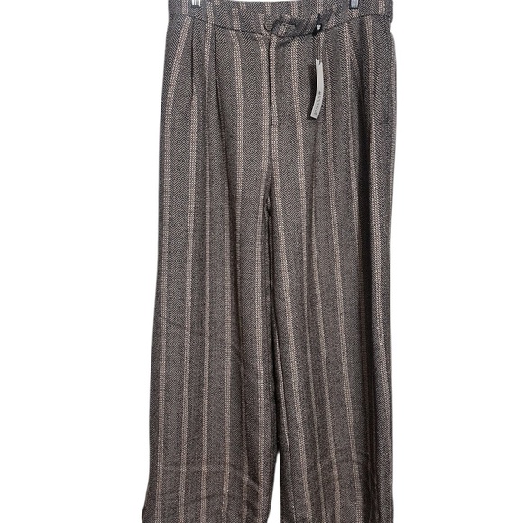 Molly Bracken Brown baguiWide Leg Pants size L - Picture 4 of 13